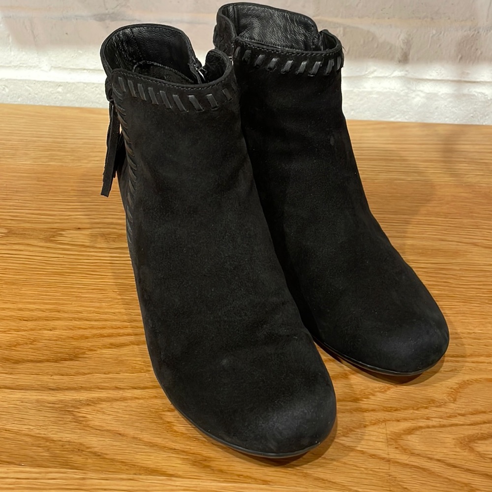 Earthies, by Earth black suede booties